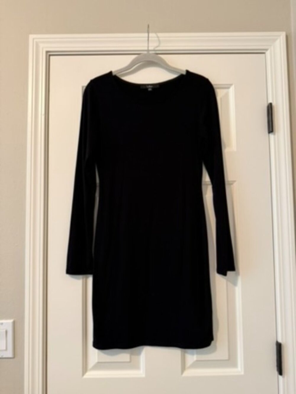 Lulu's Black Long Sleeve Mini Dress Size S
